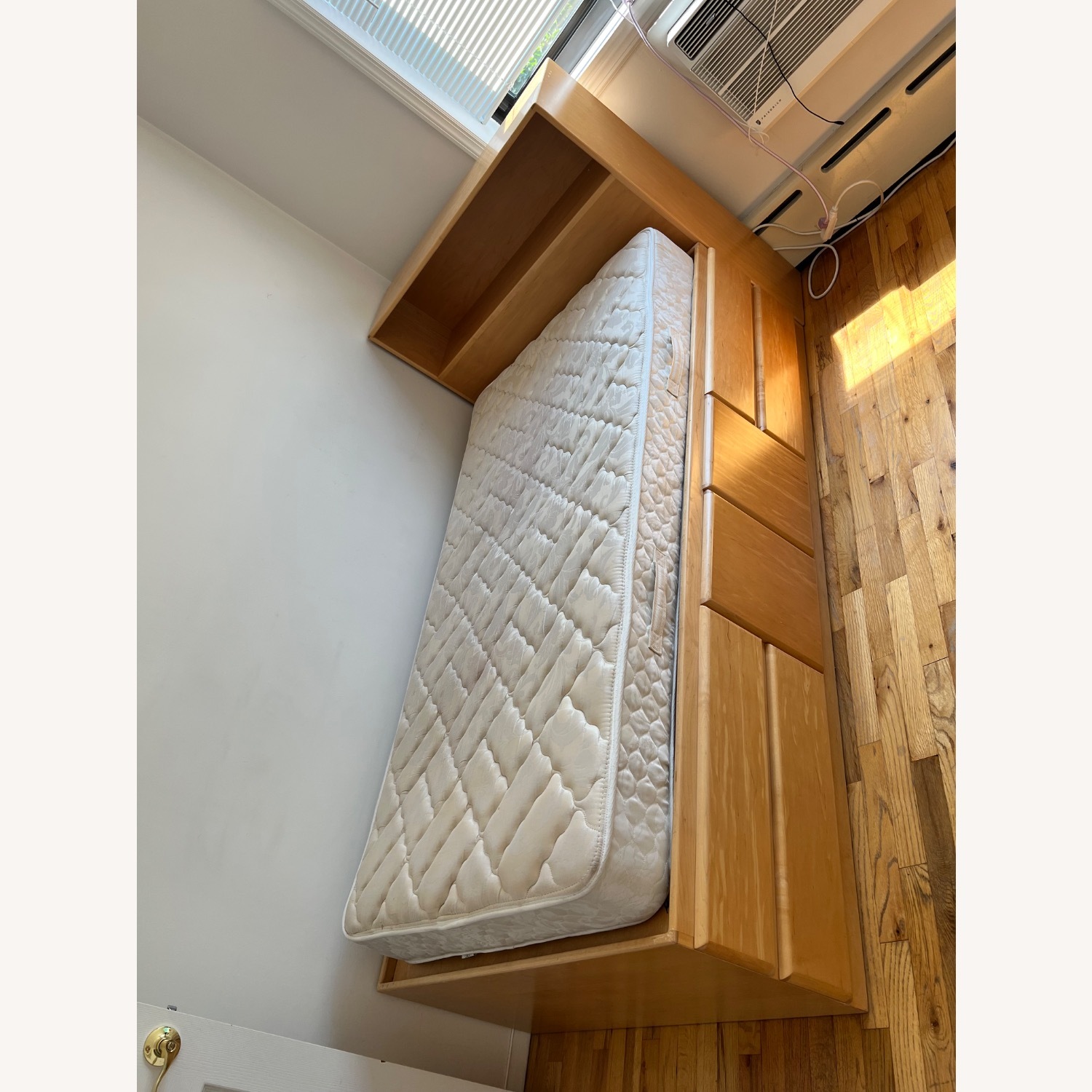 Solid Wood Twin Bed Frame With Drawers - image-6