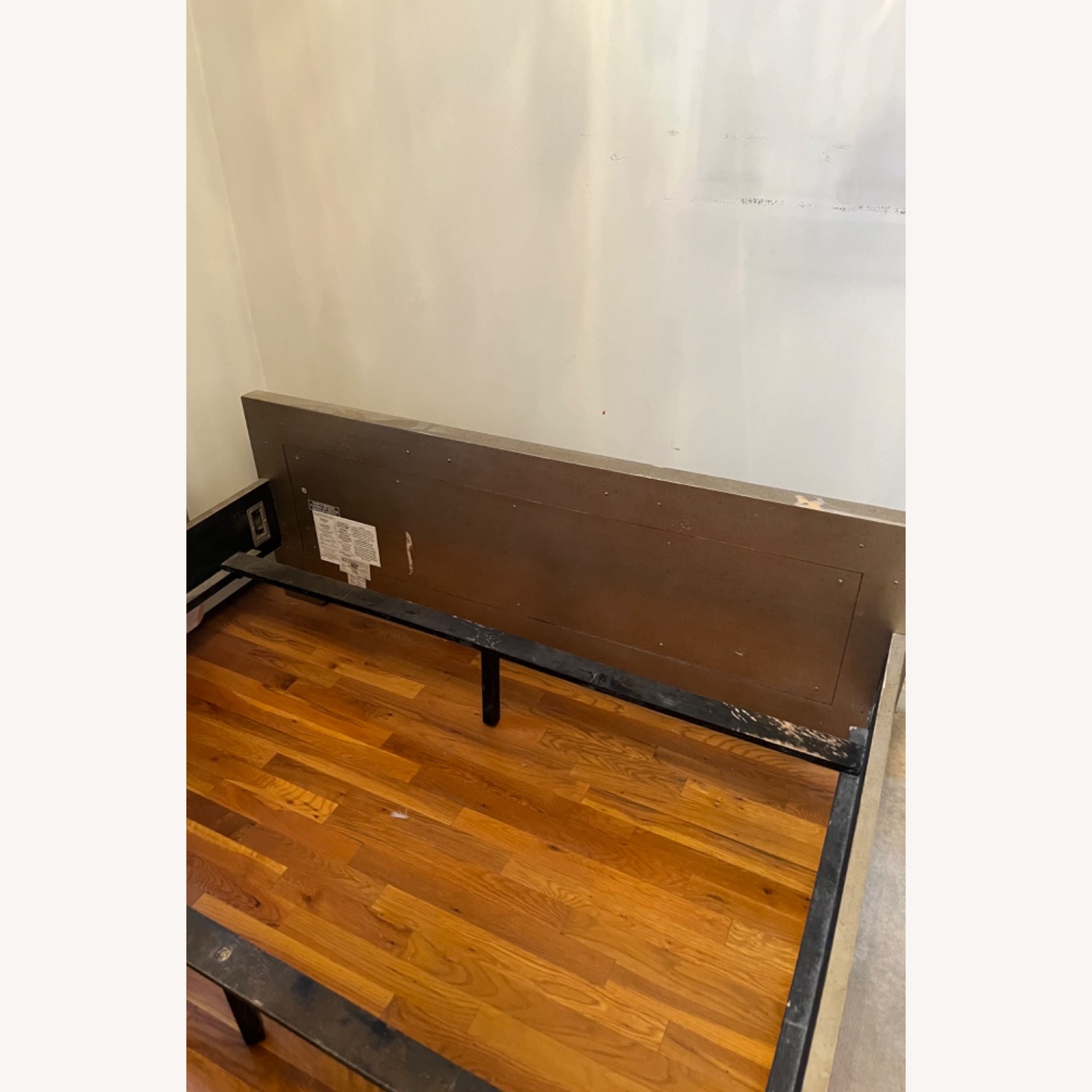 Macy’s Queen Size Tufted Mirrored Bed - image-4