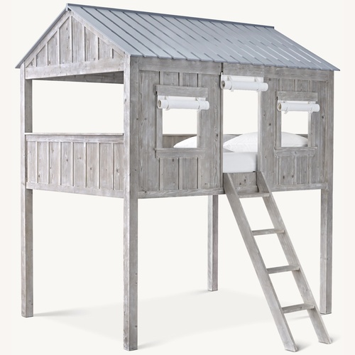 Used Restoration Hardware Cabin Loft Bed with Trundle for sale on AptDeco