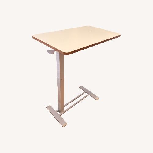 Used Sanodesk Medical Adjustable Bedside Table  for sale on AptDeco