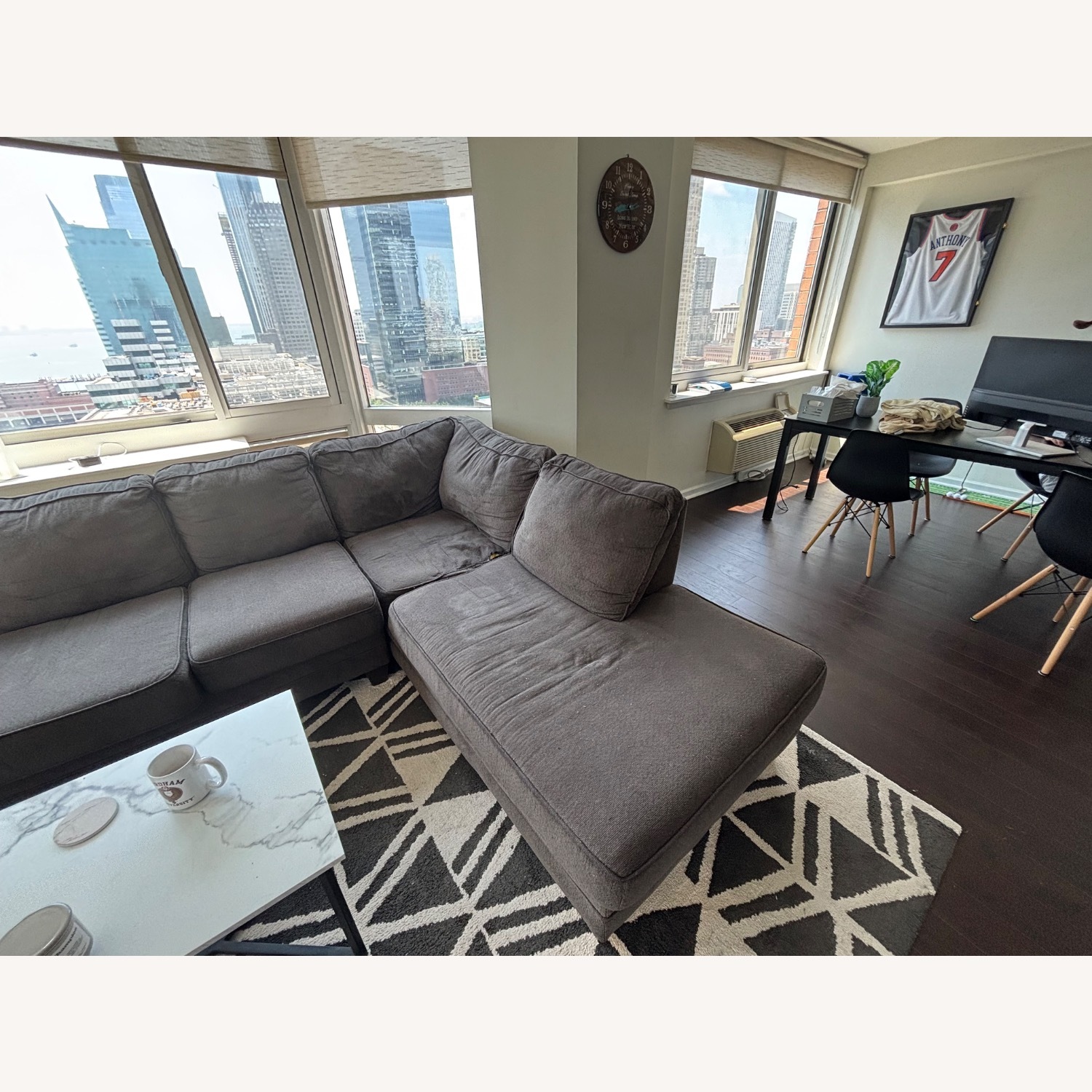 Dark Gray Sectional - image-3