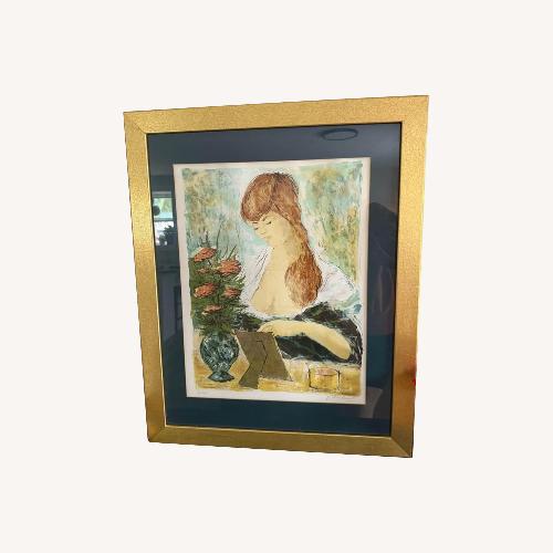 Used MCM Bertold Taubert Woman Flowers Signed for sale on AptDeco