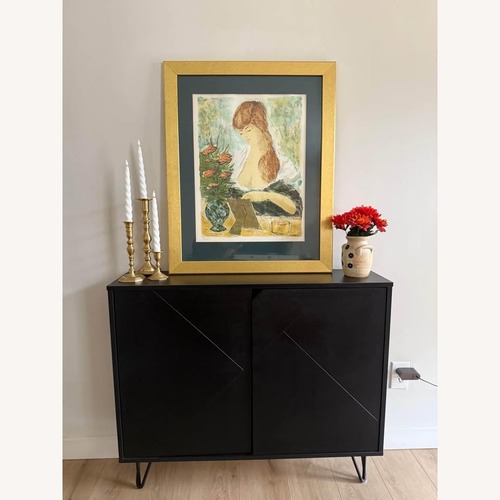 Used MCM Bertold Taubert Woman Flowers Signed for sale on AptDeco