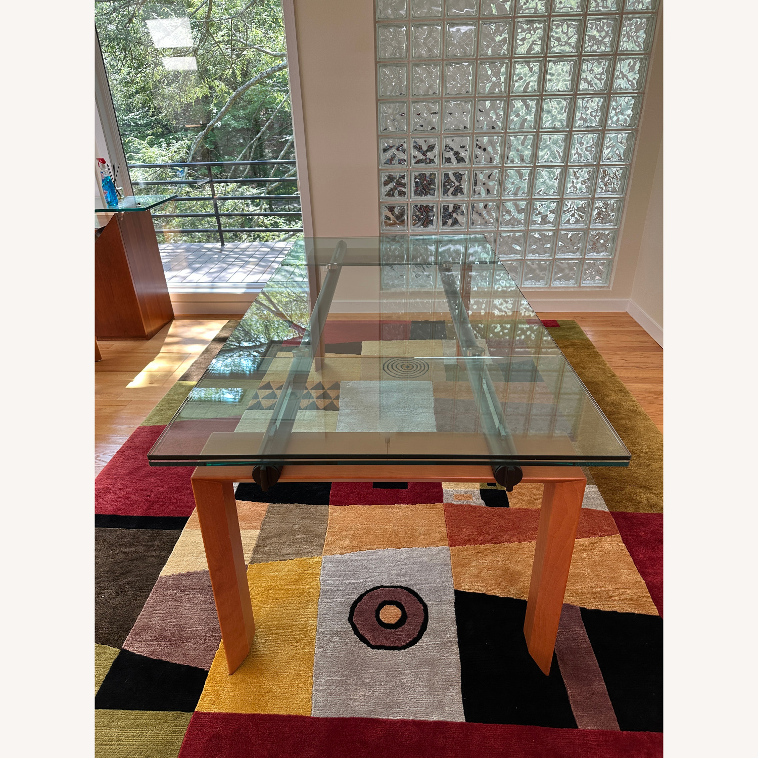 Roche Bobois Glass Extension Dining Table - image-2