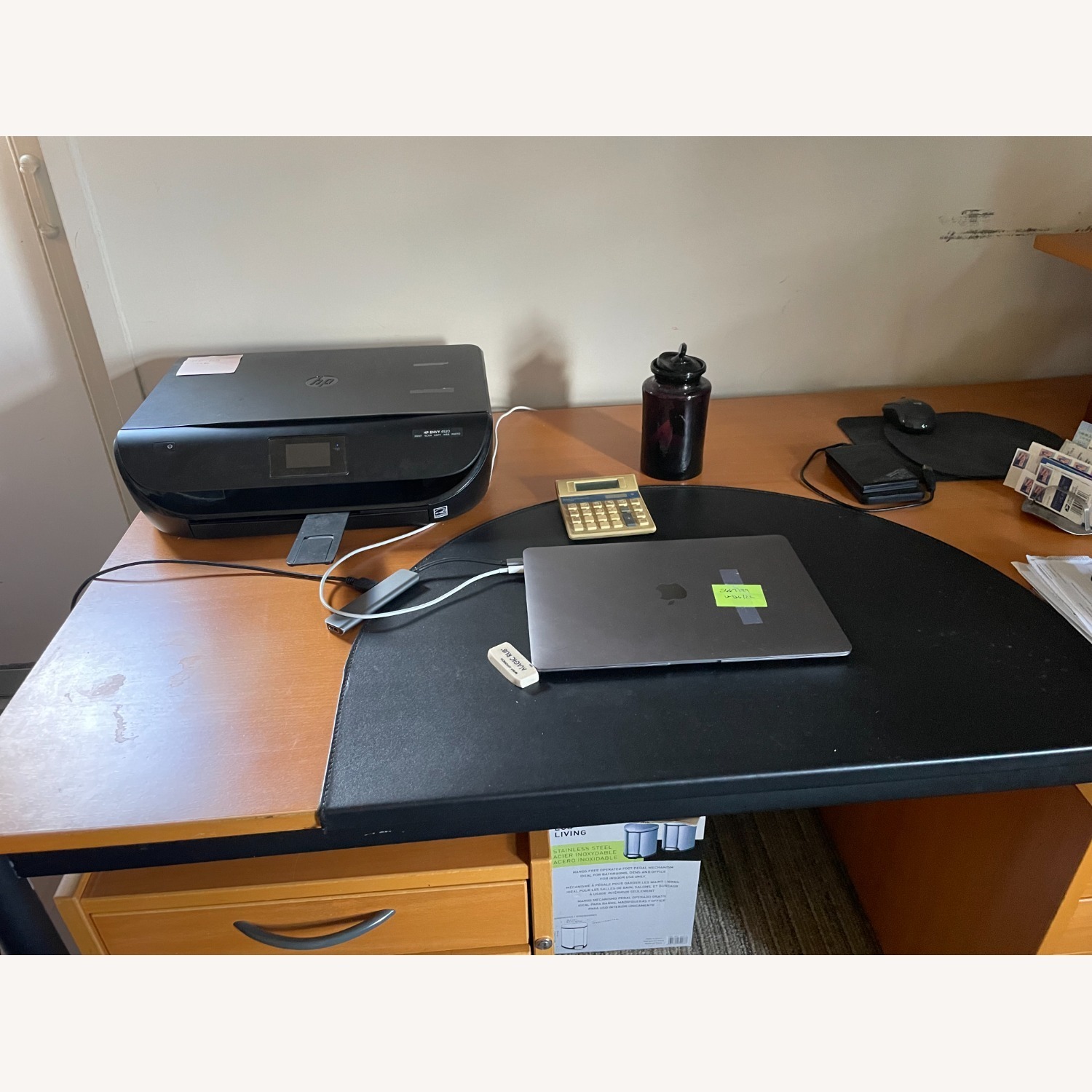 Large Vintage IKEA Desk with Lots of Storage - image-5