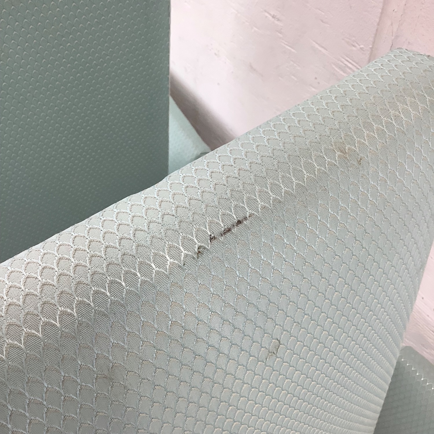 Pair of Vintage Sculptural Aqua Armchairs - image-15