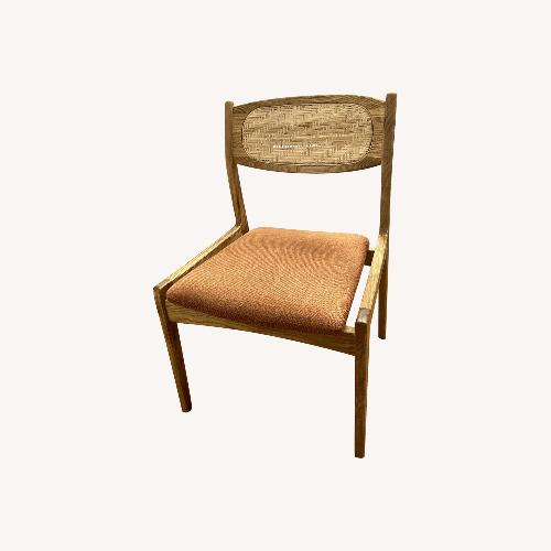 Used Anthropologie Zoey Caned Armless Dining Chair  for sale on AptDeco