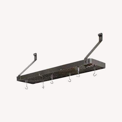 Used Enclume Wall-Mounted Steel Pot Rack for sale on AptDeco