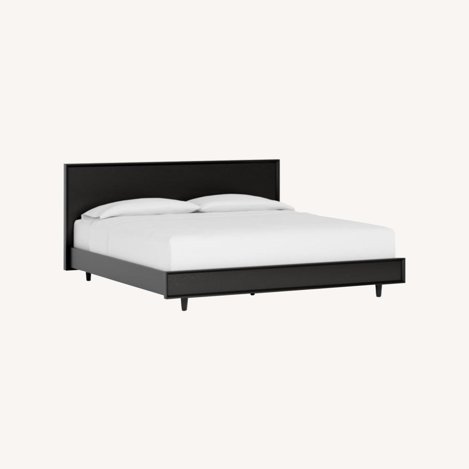Crate & Barrel Queen Bed - image-0
