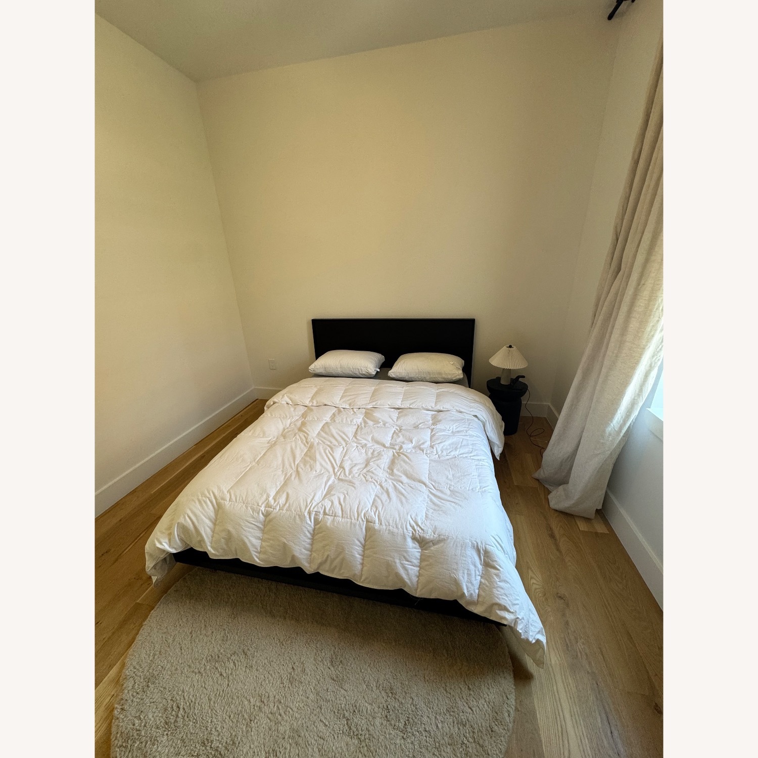 Crate & Barrel Queen Bed - image-1