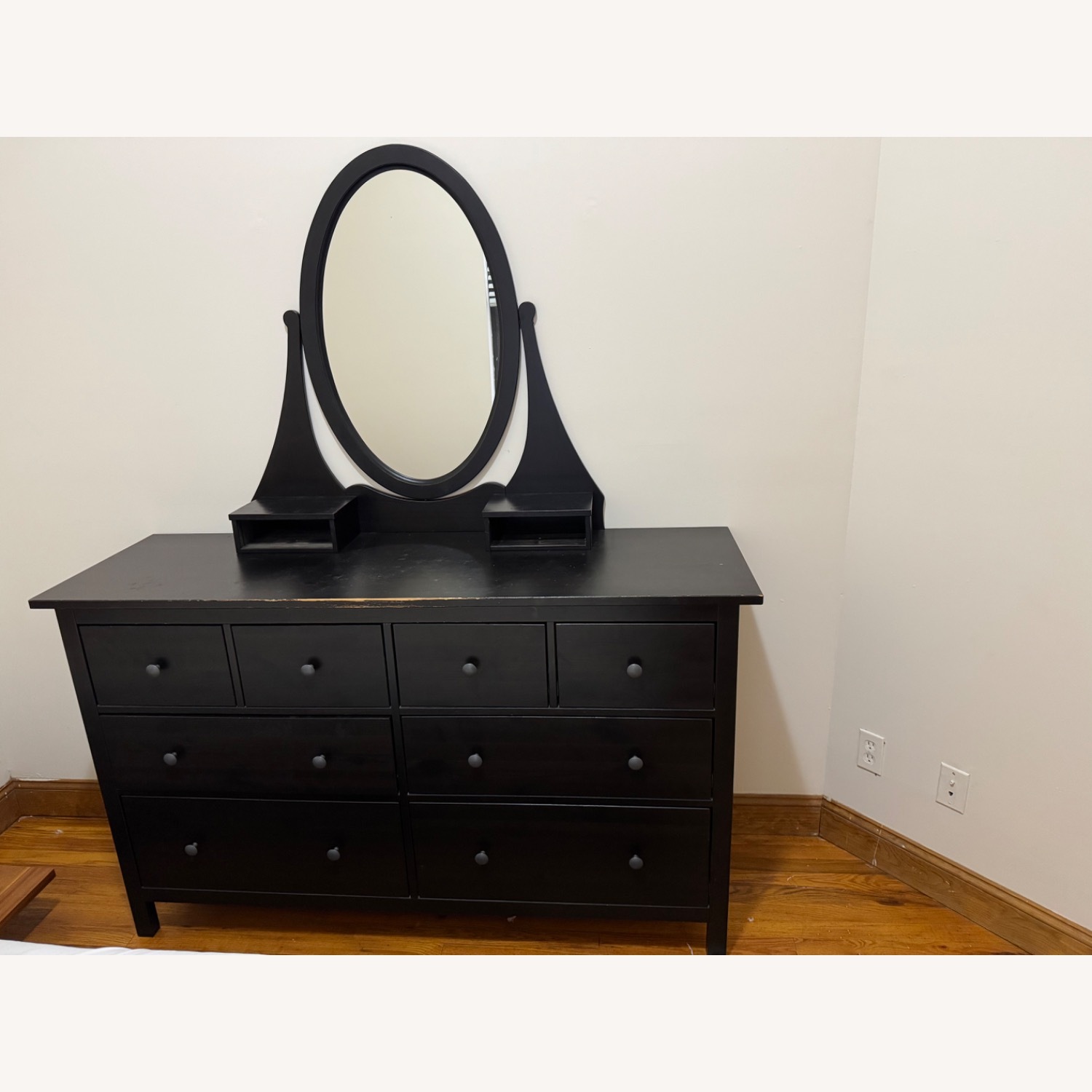 IKEA HEMNES Dresser with Mirror - image-1