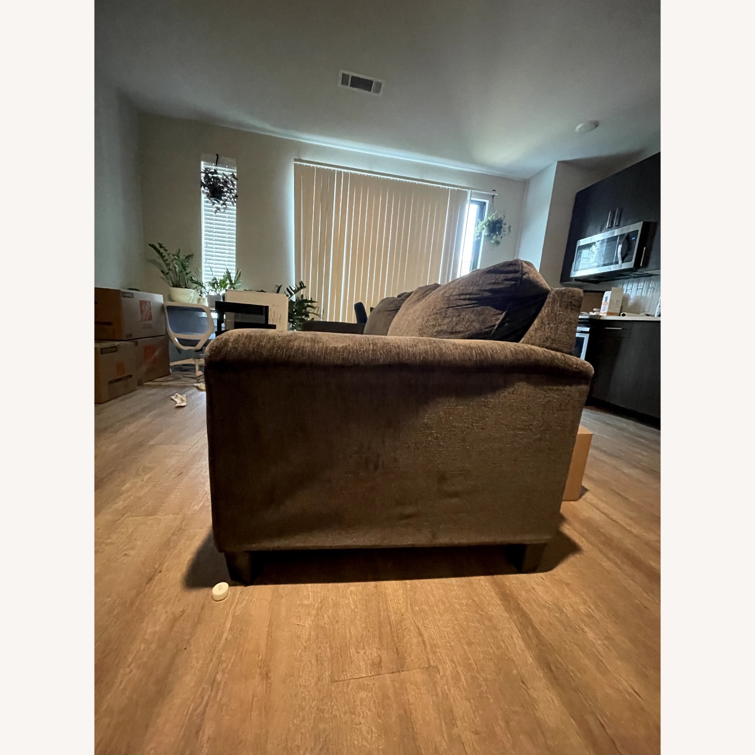 Dark Gray Sleeper Sofa - image-1