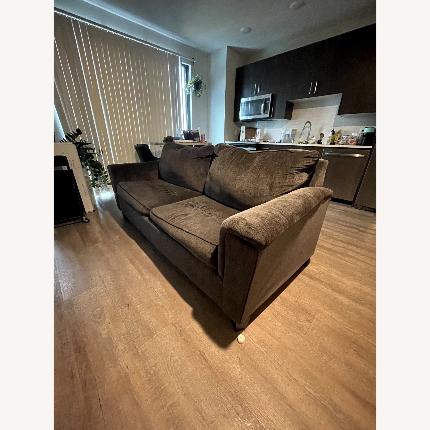 Dark Gray Sleeper Sofa - image-3