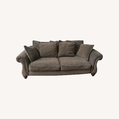 Used Custom Olive Green Sofa for sale on AptDeco