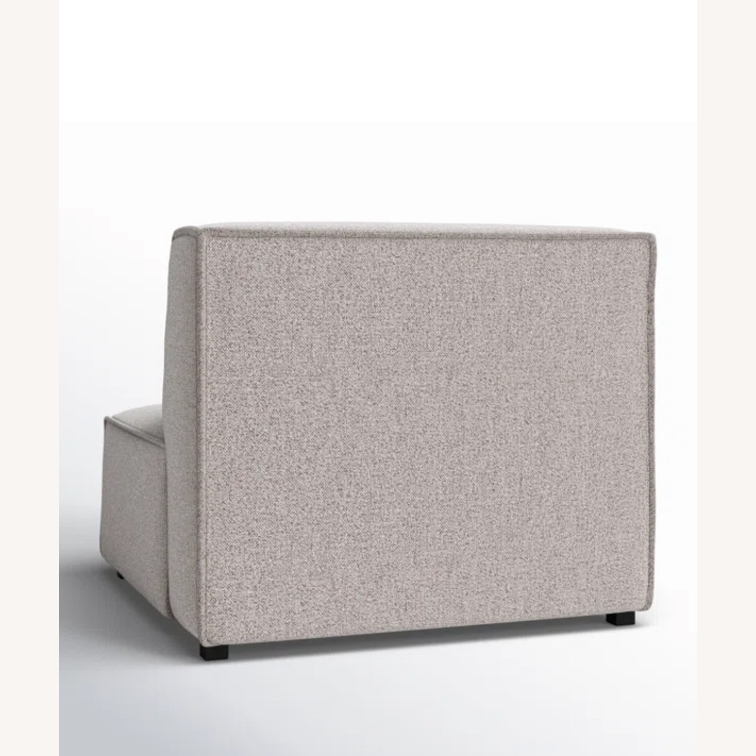 AllModern Shonnard Slipper Chair in Taupe Boucle - image-2