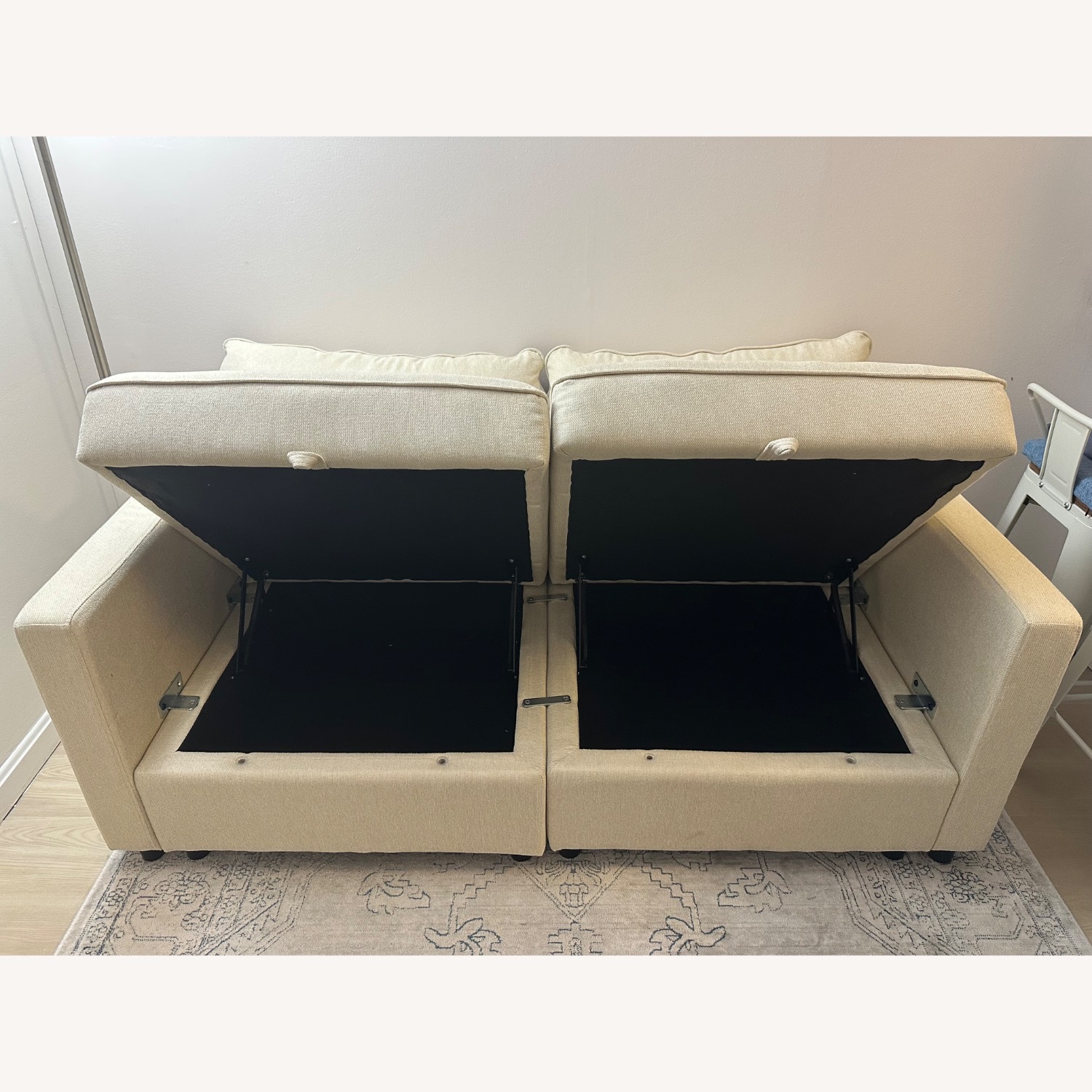 Twanna 67.6'' Square Arm Modular 2 Seat Loveseat  - image-3