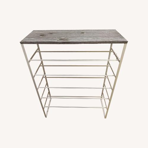 Used 6-Tier Metal Shoe Rack for sale on AptDeco