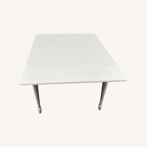 Used White Dining Table  for sale on AptDeco