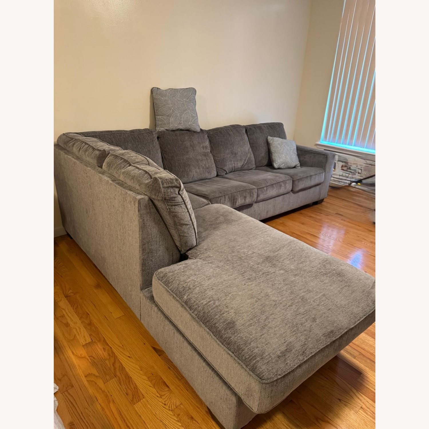 Ashley Furniture Altari Gray Sleeper Sectional Sofa - image-2