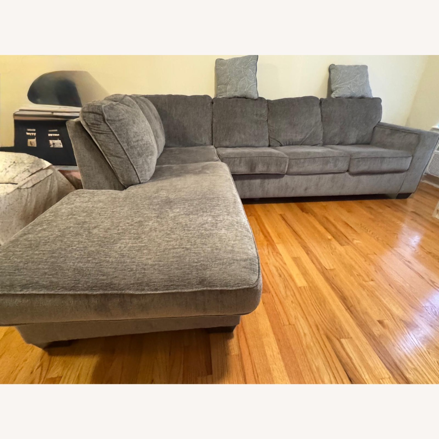 Ashley Furniture Altari Gray Sleeper Sectional Sofa - image-1