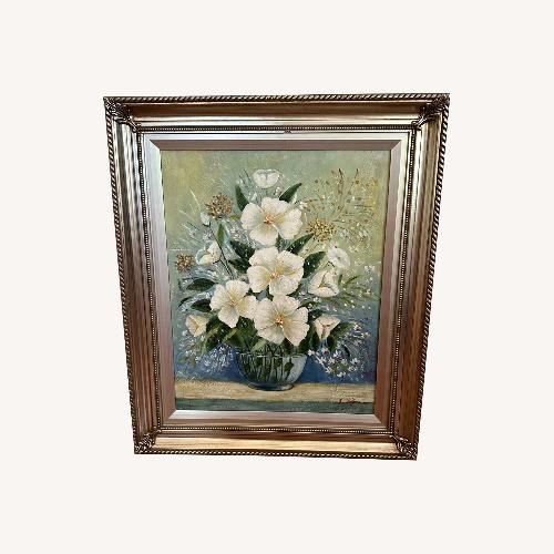 Used Flowers on Canvas for sale on AptDeco