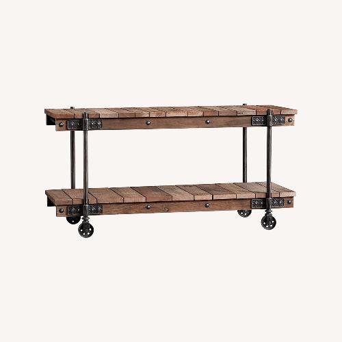 Used Pottery Barn Reclaimed Wood TV Stand for sale on AptDeco