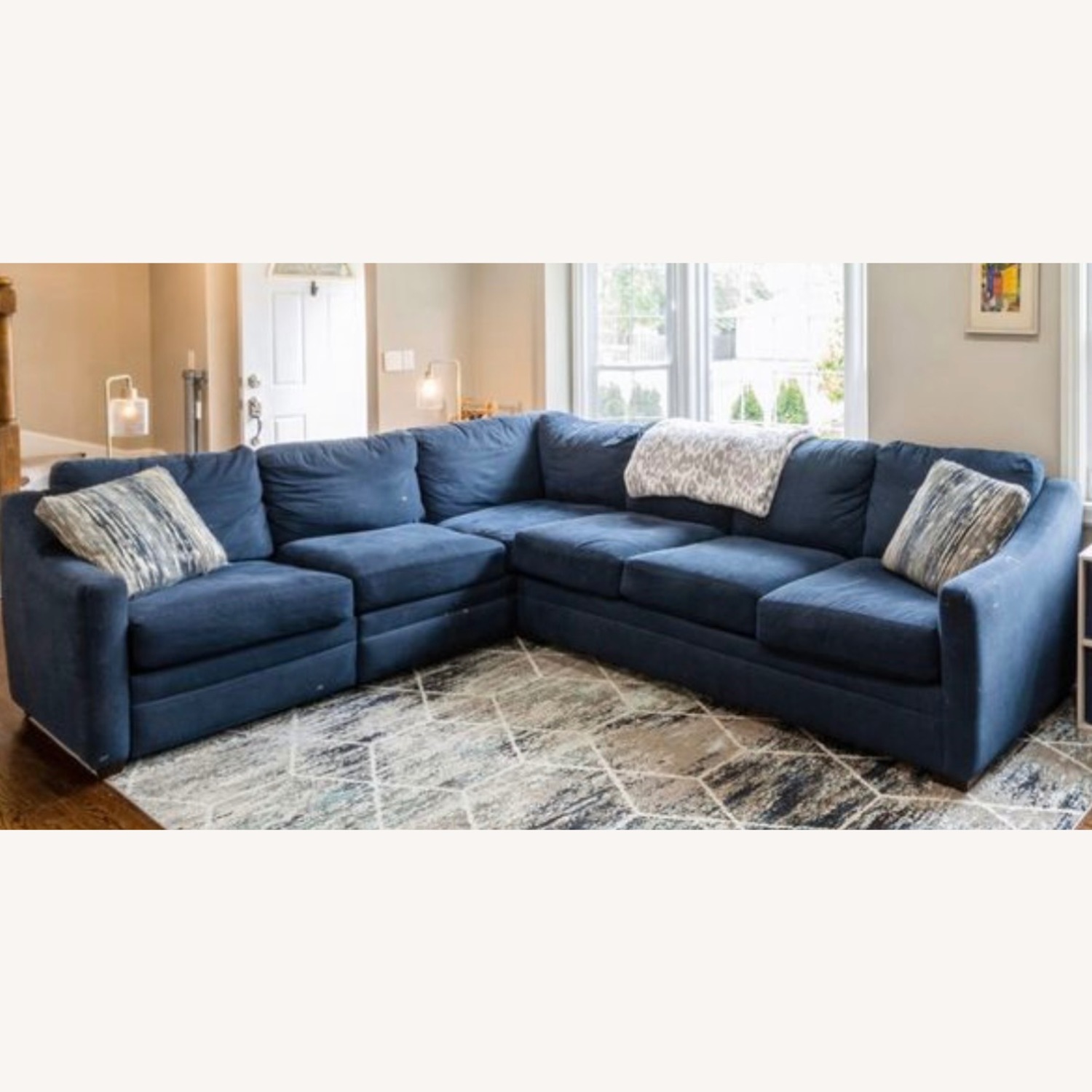 Navy Blue Couch - image-1