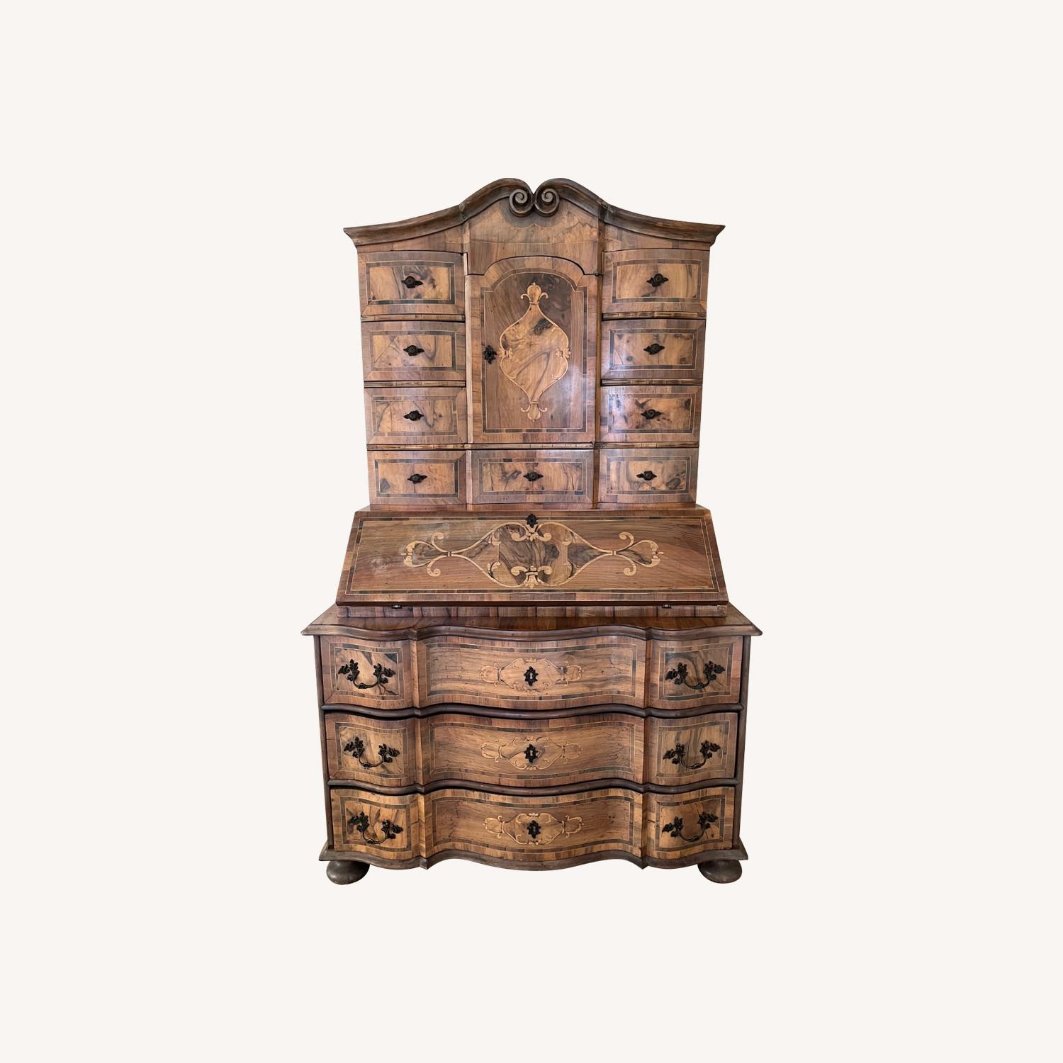 Antique Baroque Secretaire, Secretary Desk  - image-0