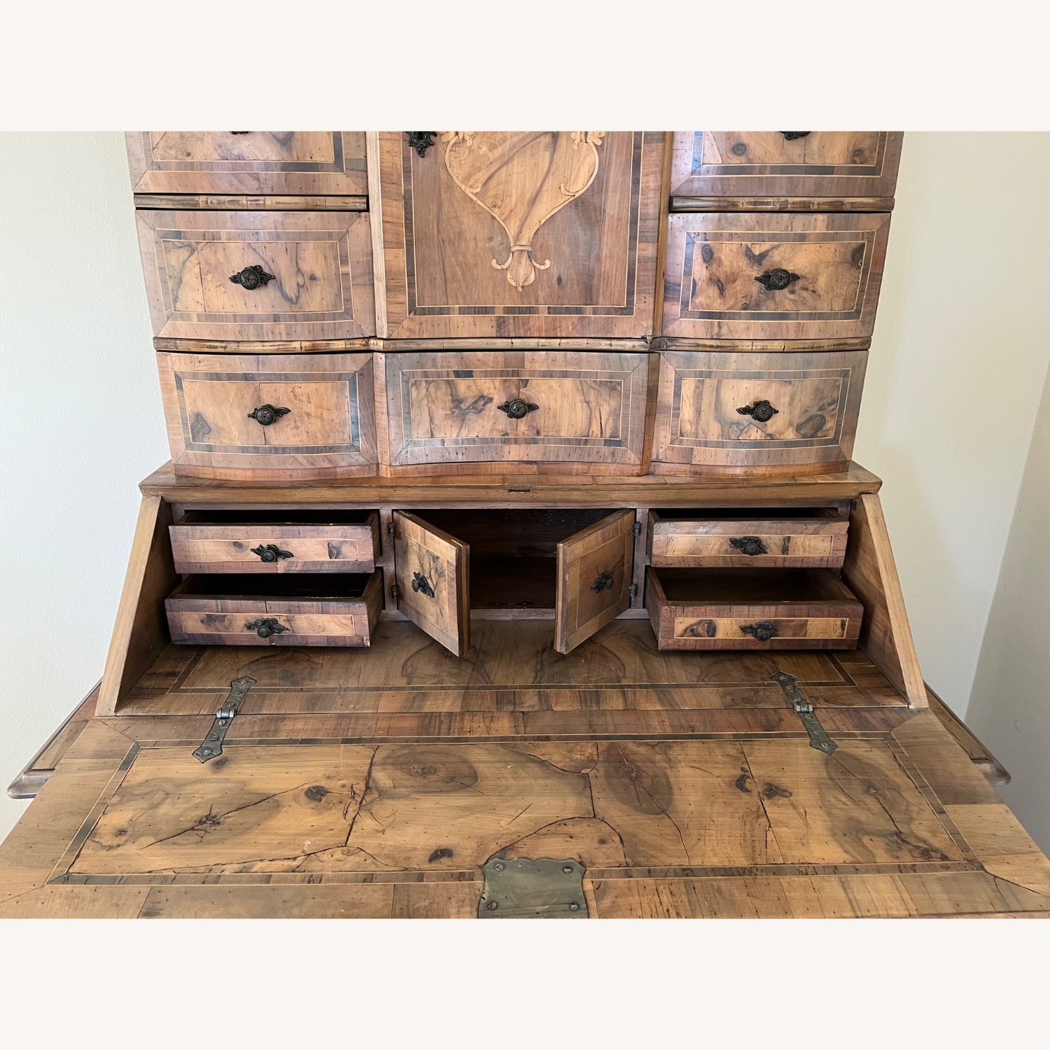 Antique Baroque Secretaire, Secretary Desk  - image-9
