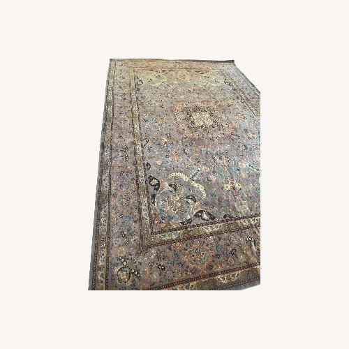 Used Wool Silk Vintage Rug for sale on AptDeco