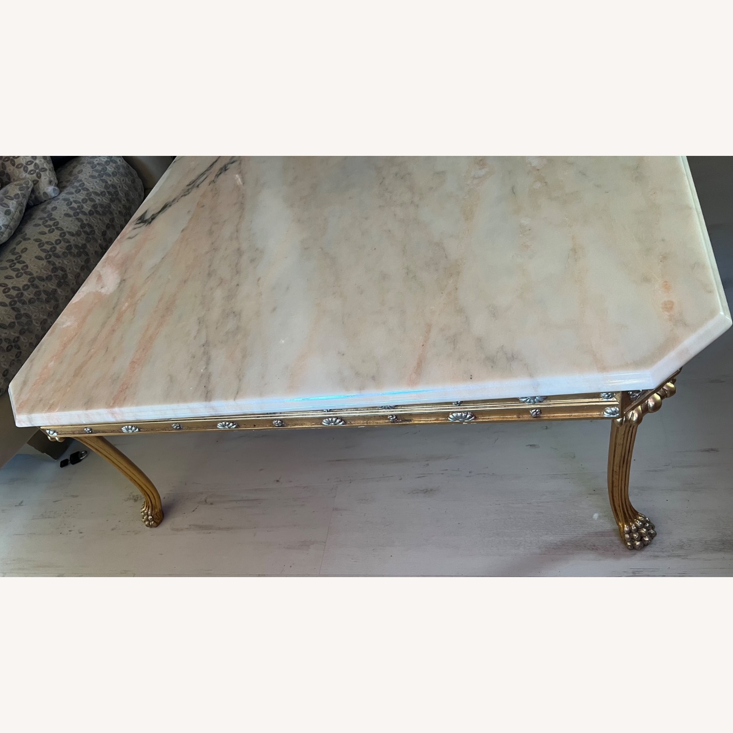 Vintage Marble Coffee Table - image-2