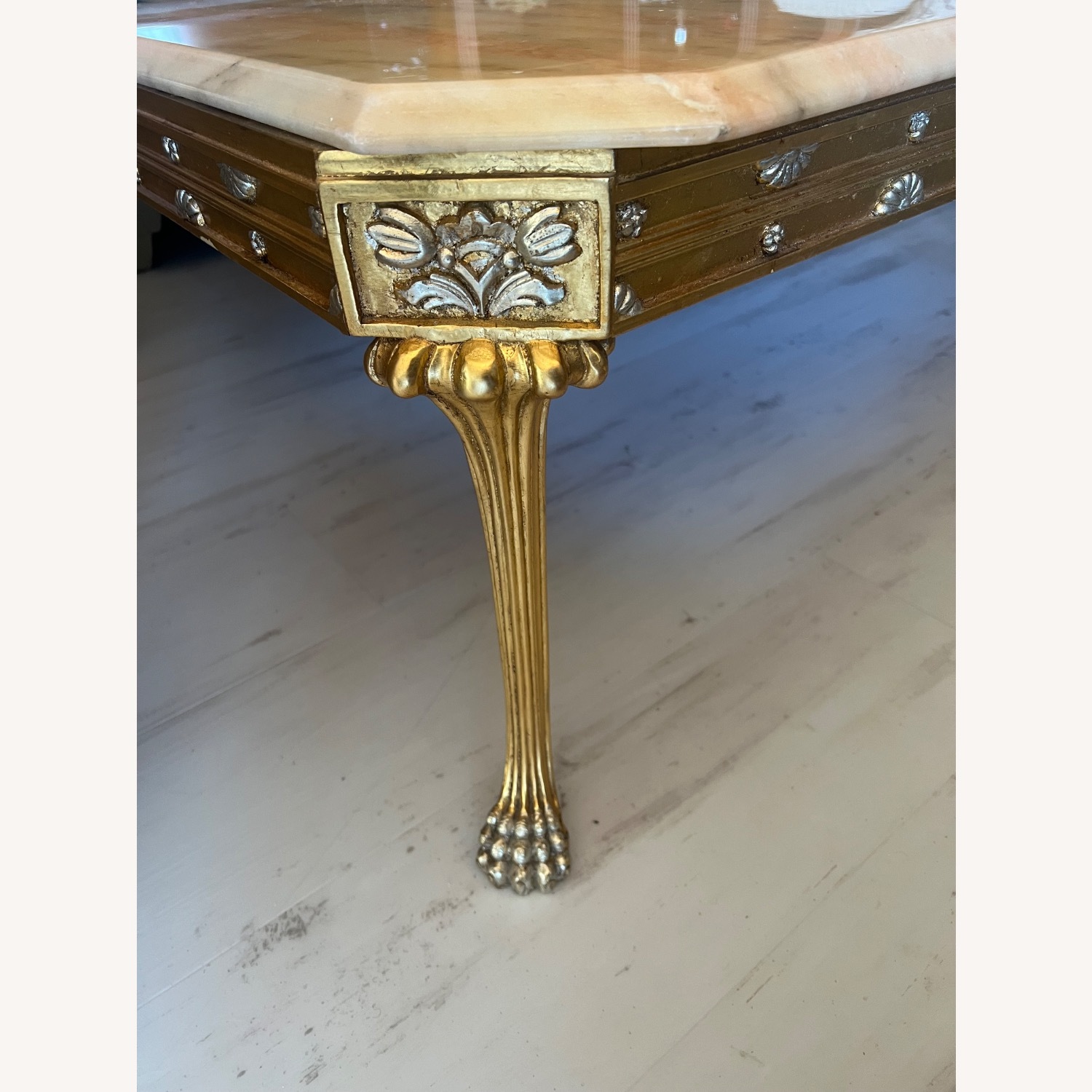 Vintage Marble Coffee Table - image-5