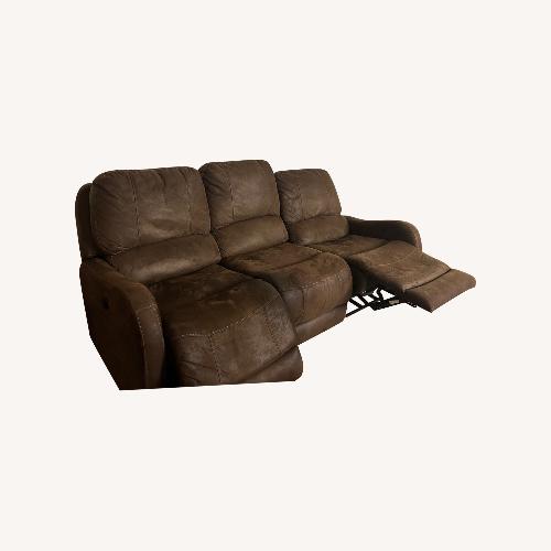 Used Faux Leather Recliner 3 Seater  for sale on AptDeco