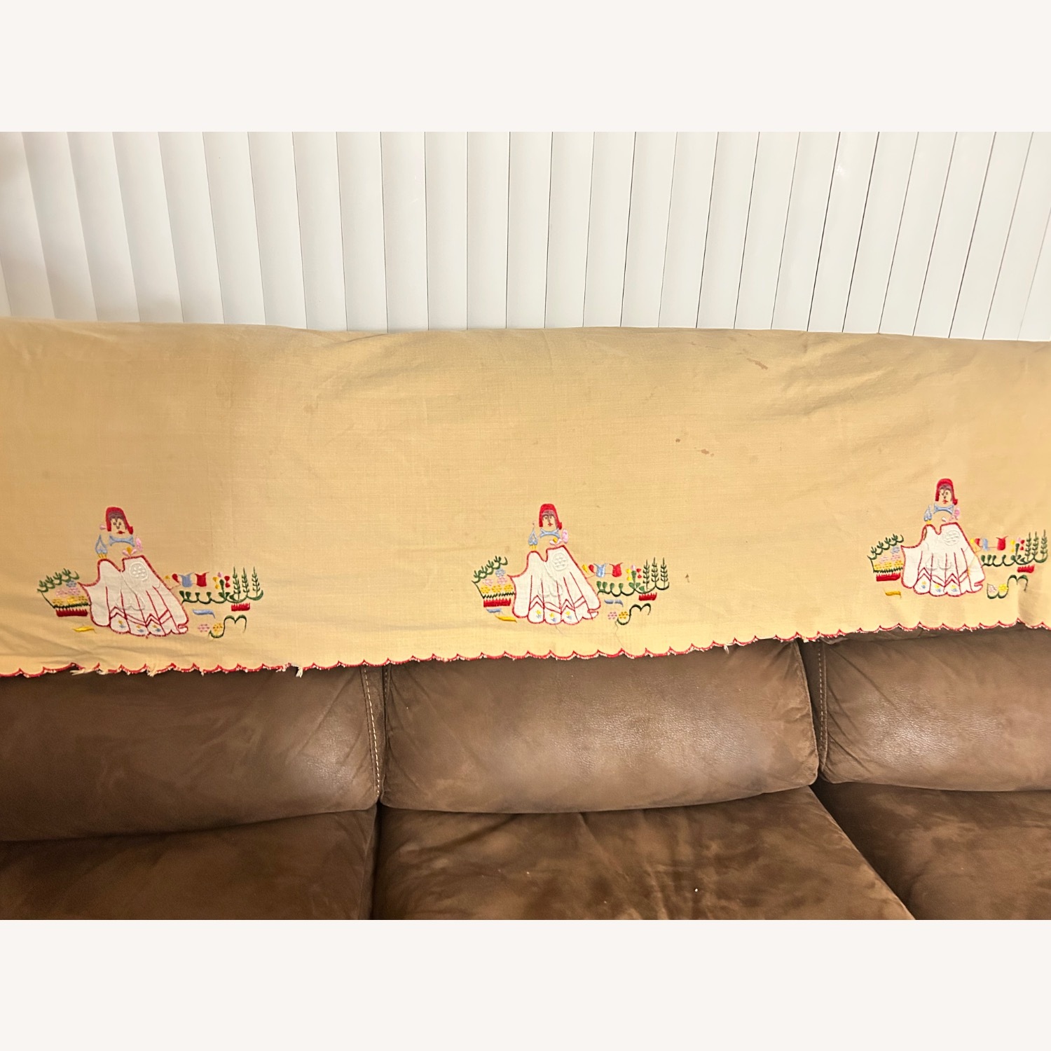 Faux Leather Recliner 3 Seater - image-3