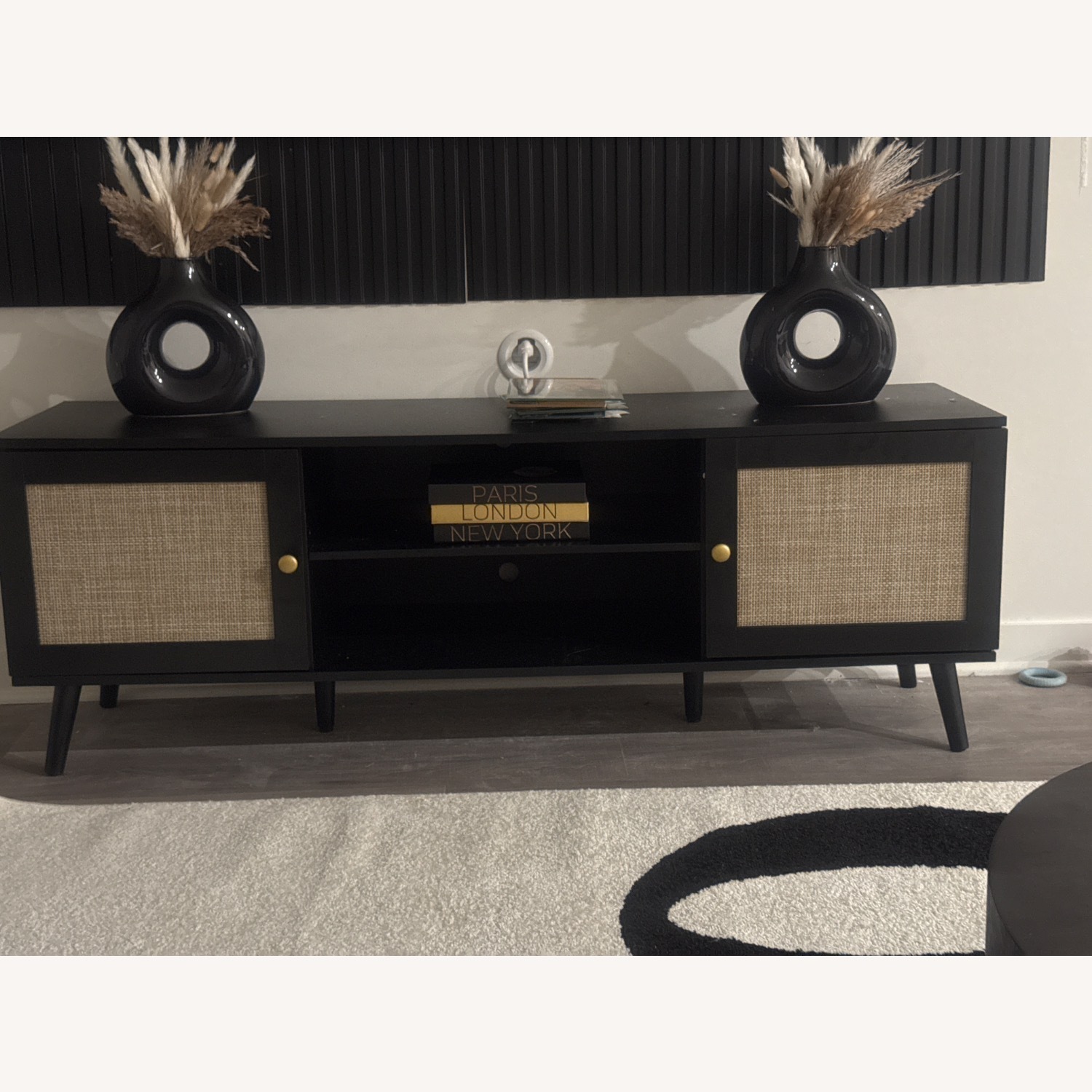 Furnify Rattan TV Stand For 55-70inches - image-1
