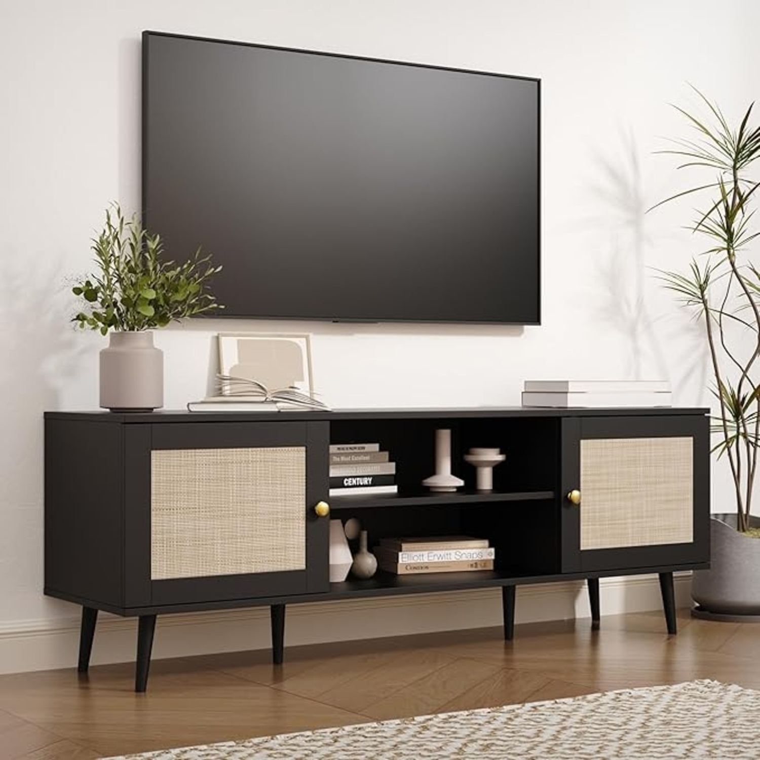 Furnify Rattan TV Stand For 55-70inches - image-6