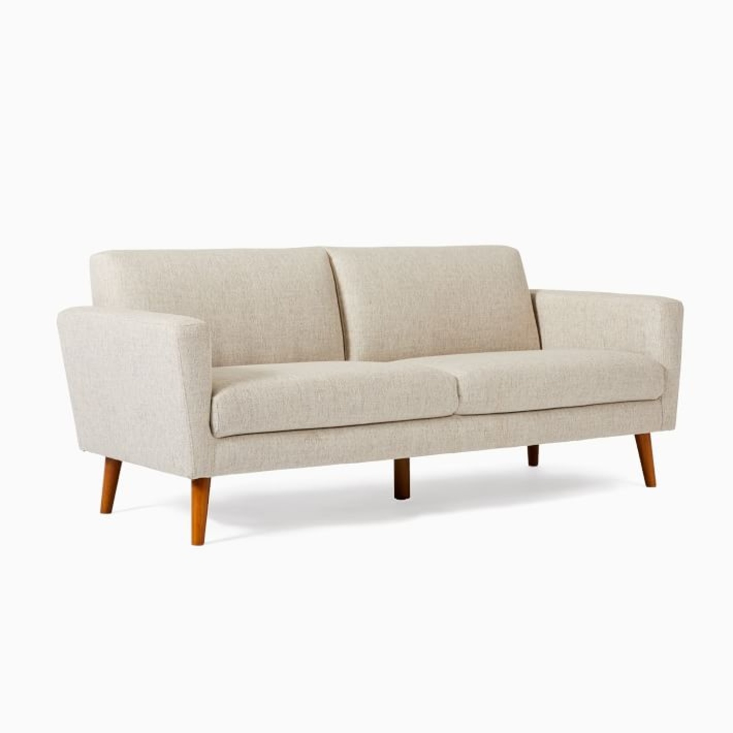 West Elm Dove Grey Henry Sofa - image-5
