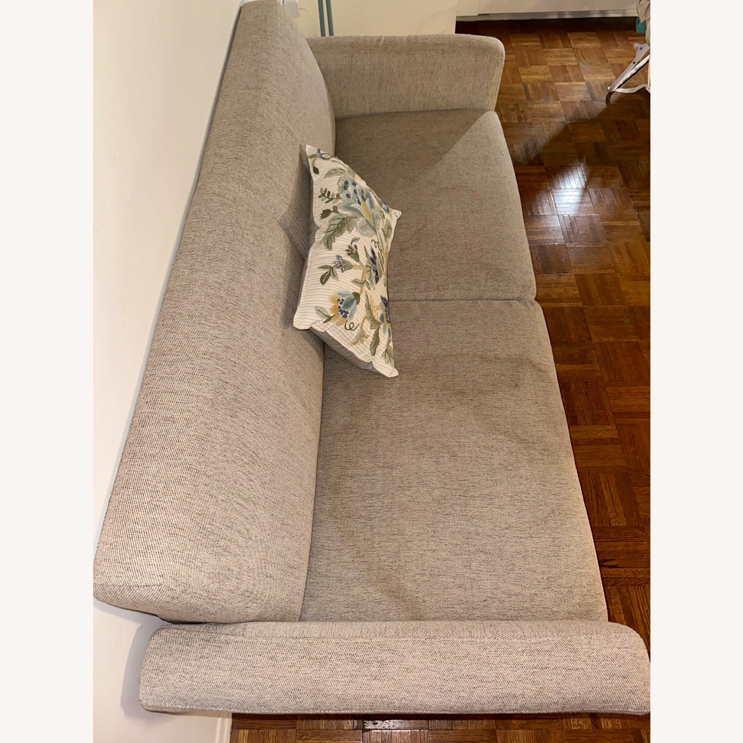 West Elm Dove Grey Henry Sofa - image-3