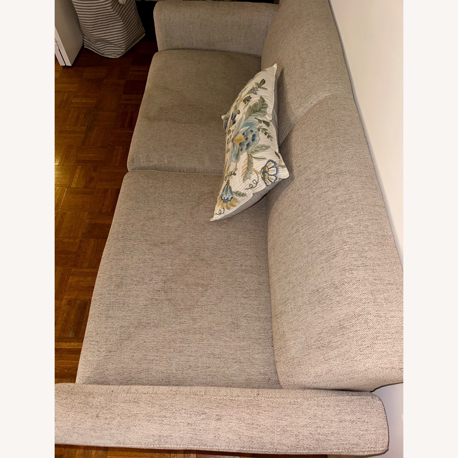 West Elm Dove Grey Henry Sofa - image-2