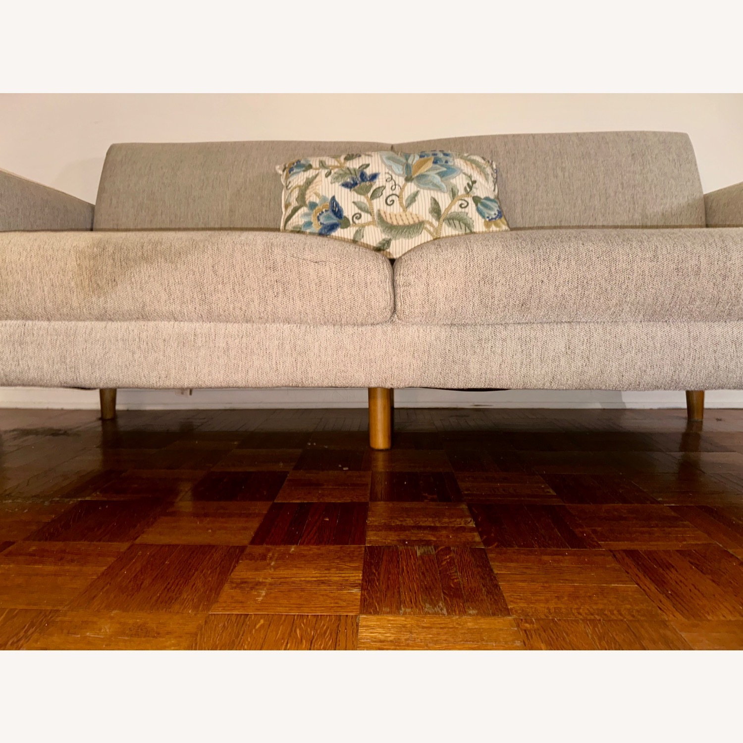 West Elm Dove Grey Henry Sofa - image-4