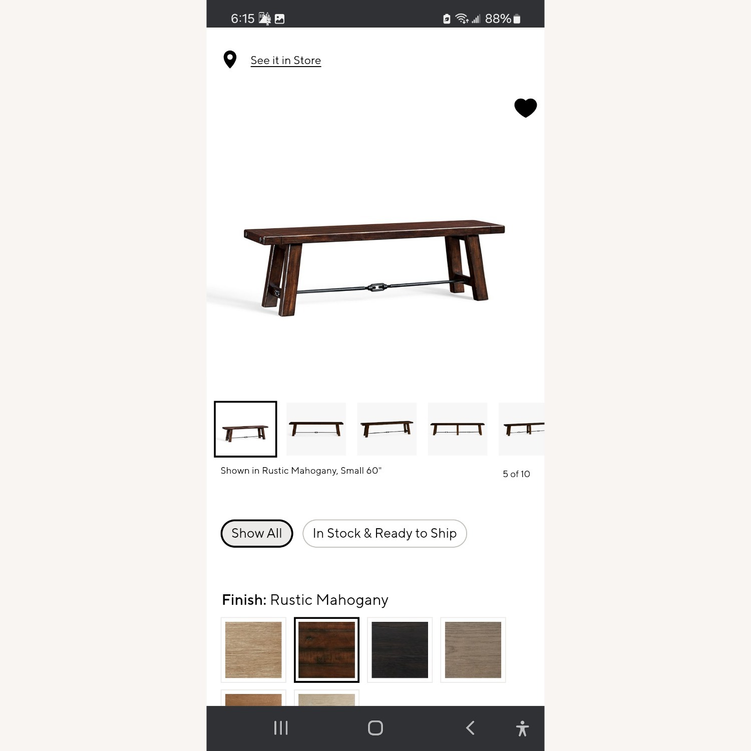 Pottery Barn Benchwright Dining Bench - image-1