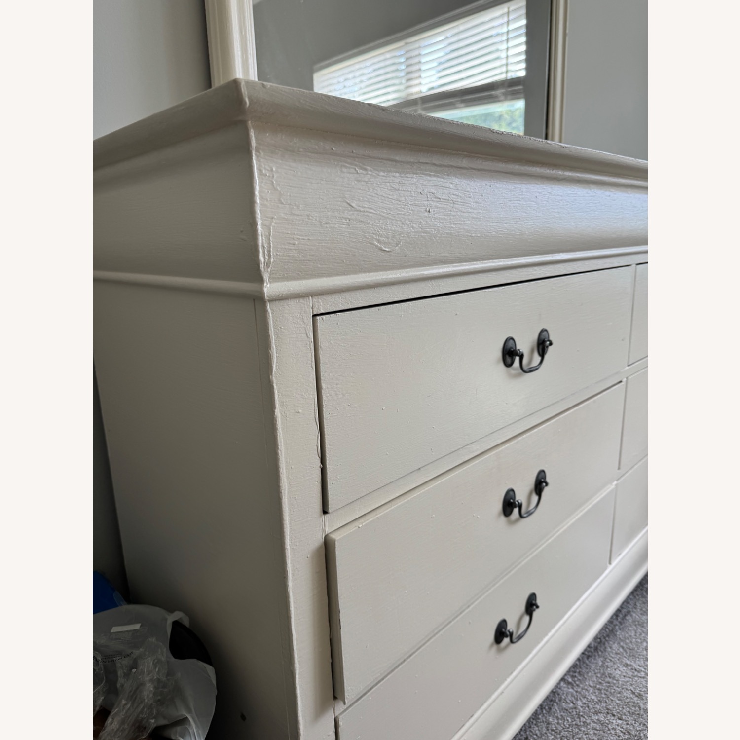 Off White Dresser - image-4