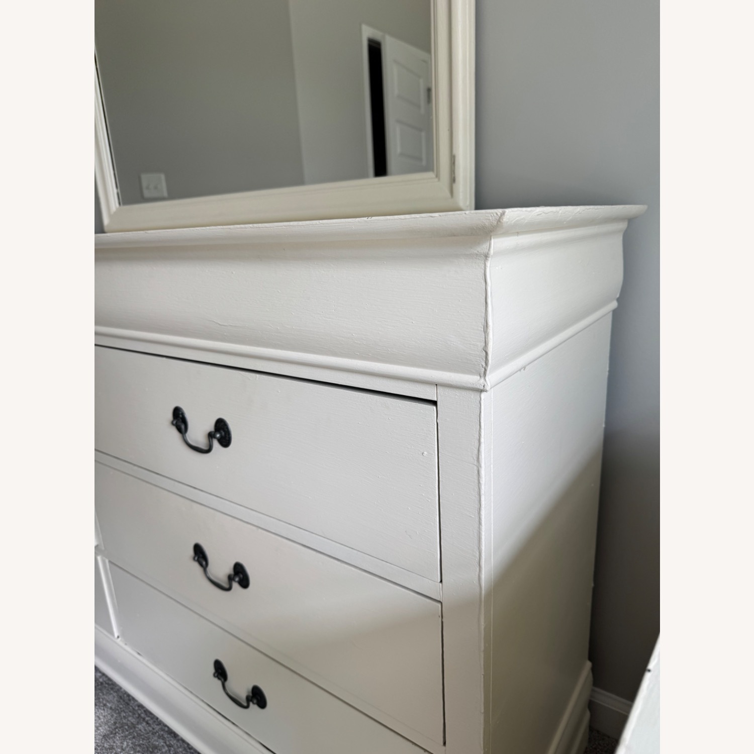 Off White Dresser - image-3
