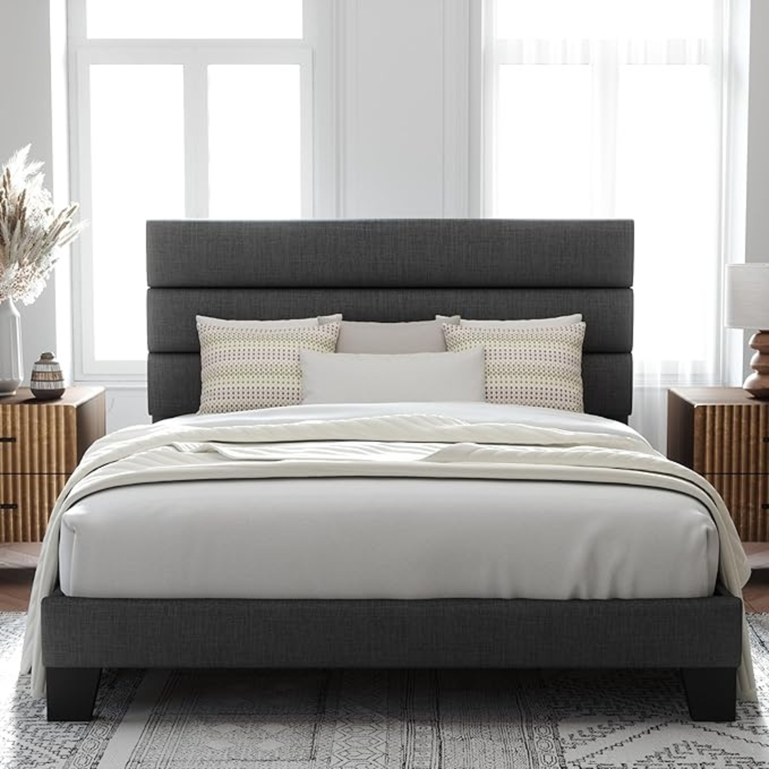 Allewie Full Size Platform Bed Frame - image-6