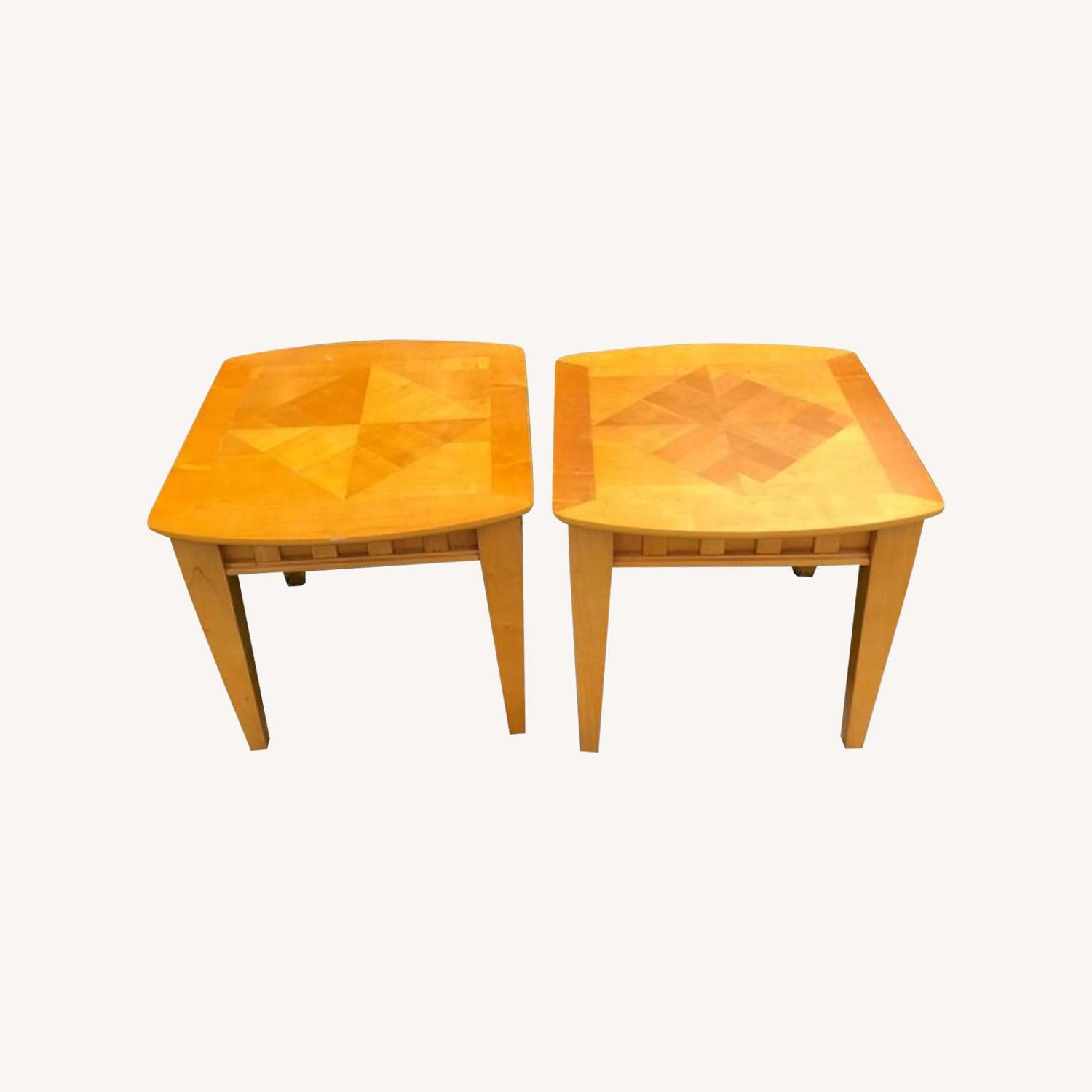 Solid Wood Side Tables - image-0