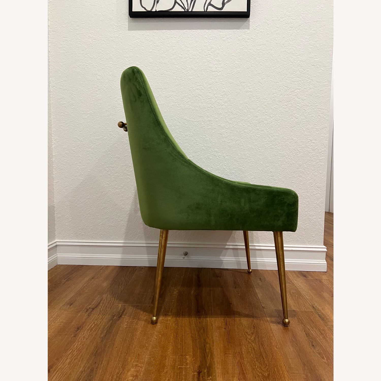 Beatrix Green Velvet Dining Chair - image-3