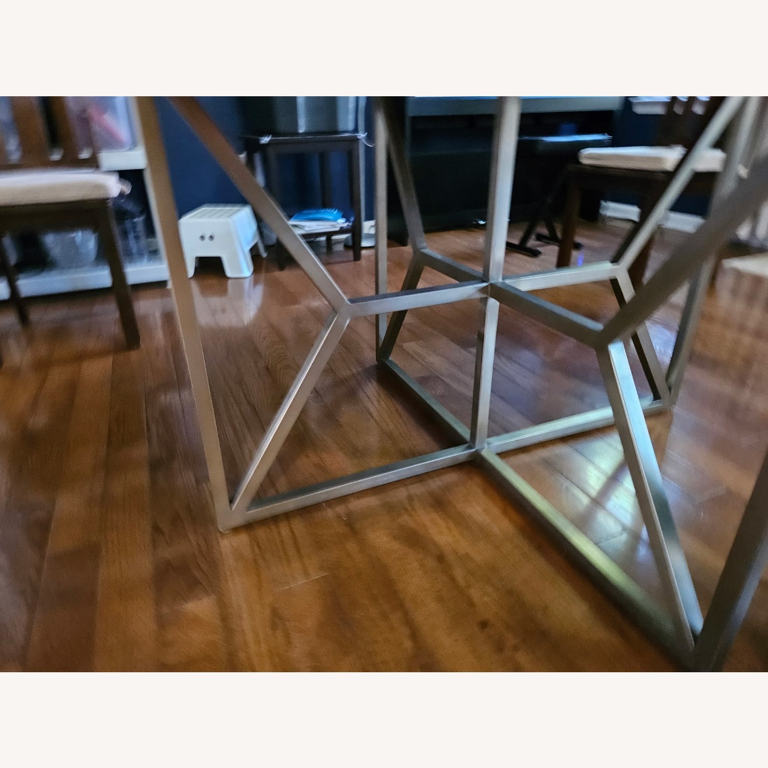 Crate & Barrel Hayes 60" Round Acacia Dining Table - image-7