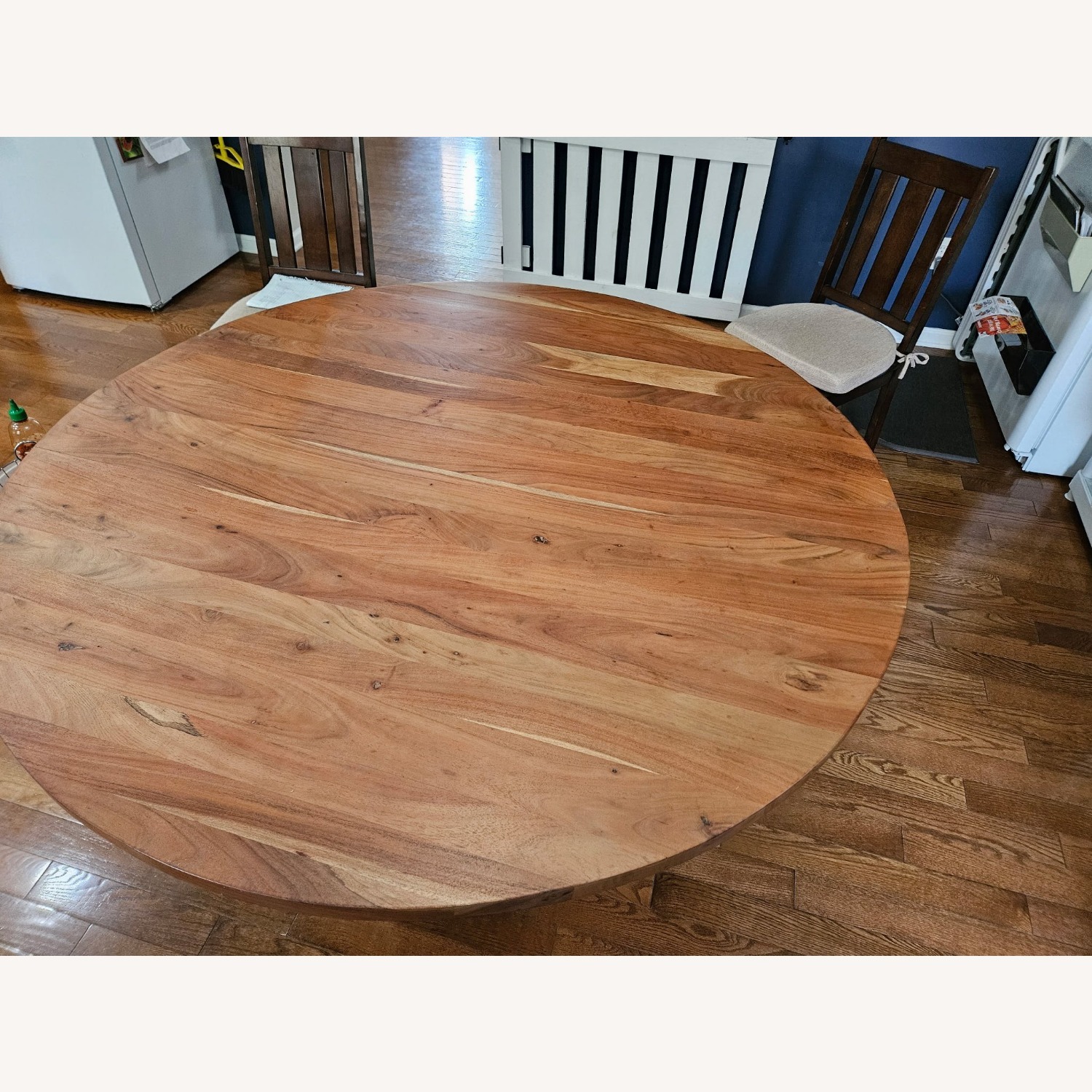 Crate & Barrel Hayes 60" Round Acacia Dining Table - image-4