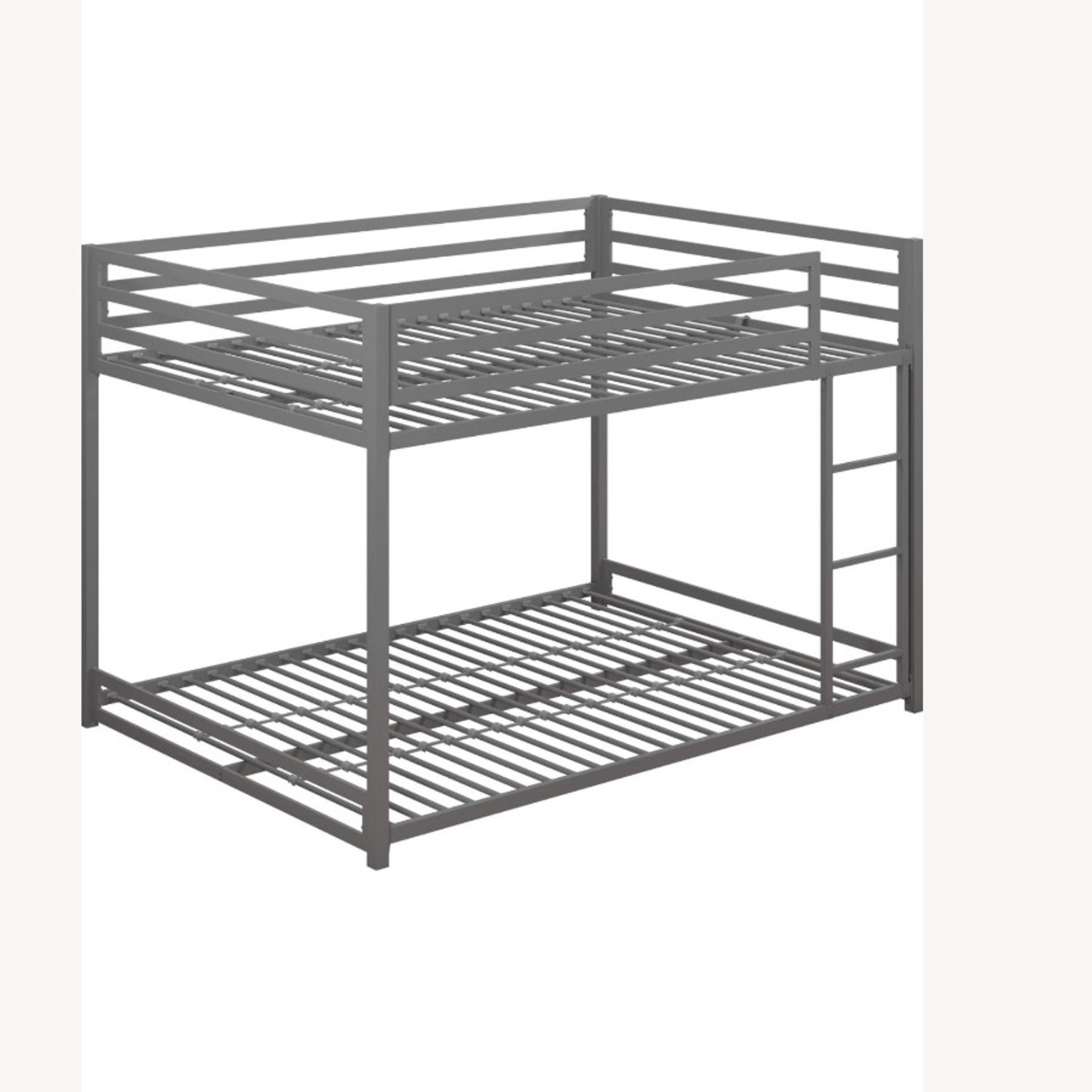 DHP Miles Metal Full/Full Bunk Bed, Silver - image-3