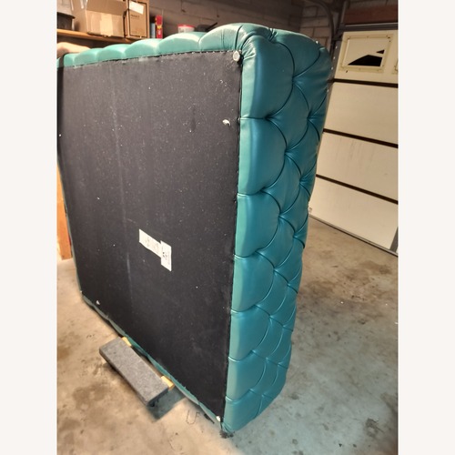 Used Powell & Bonnell Oversized Leather Ottoman for sale on AptDeco